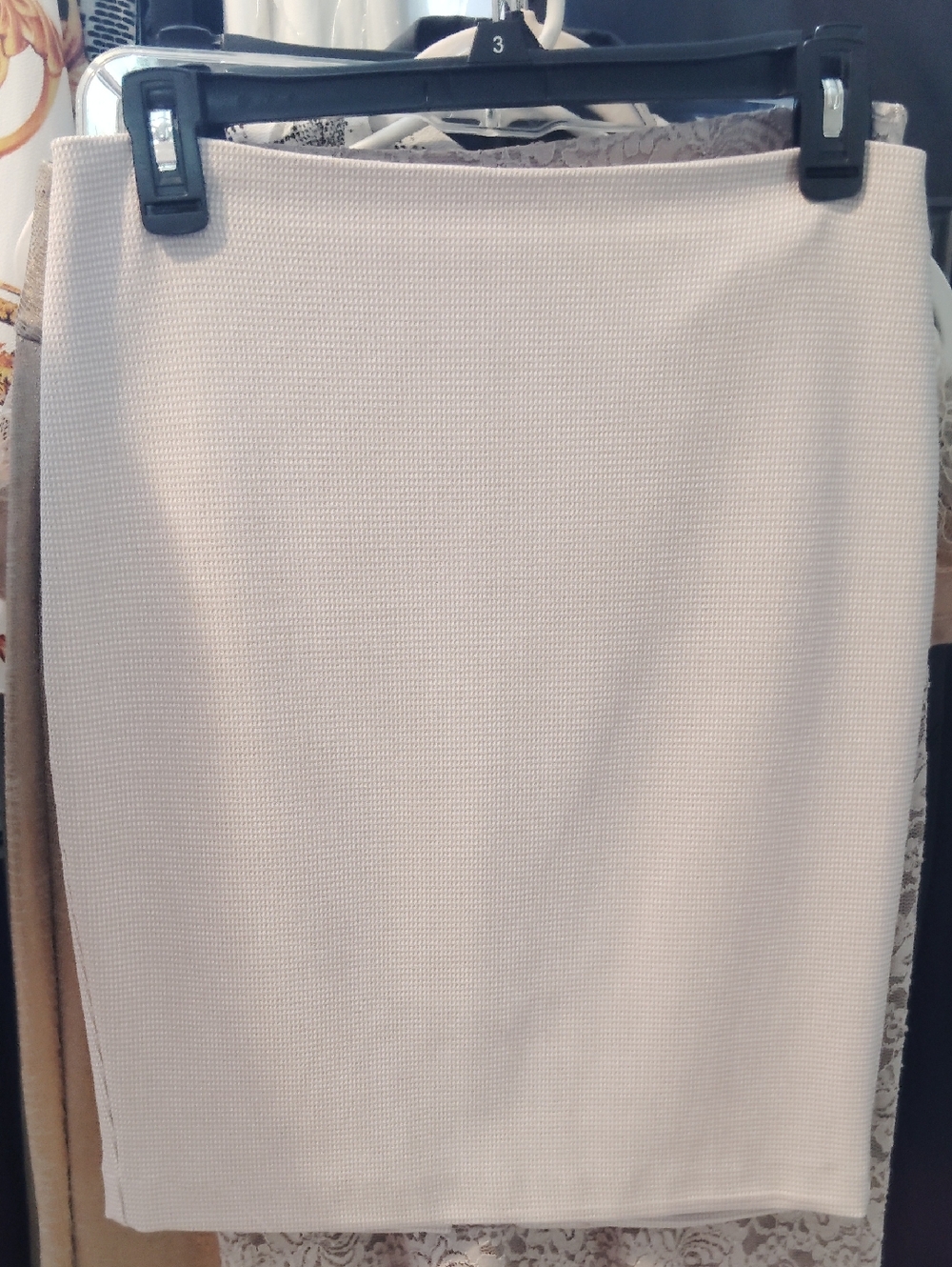 Express Beige Pink Pencil Skirt - Sleek Office Style 4 NWT $60